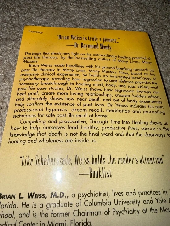 Through Time Into Healing Author: Brian L. Weiss - Picture 6 of 6